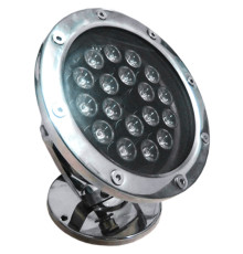 Прожектор для фонтана Aquaviva (18LED 18 Вт 12/24 В) RGB IP68