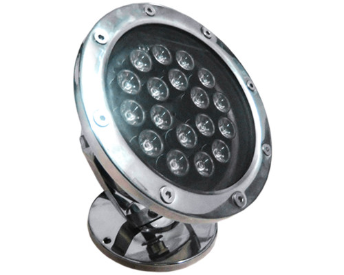 Прожектор для фонтана Aquaviva (18LED 18 Вт 12/24 В) RGB IP68