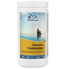 Повільний хлор Chemochlor T-Großtabletten, 1кг (таблетки 200 г)