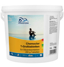 Повільний хлор Chemochlor T-Großtabletten, 5кг (таблетки 200 г)