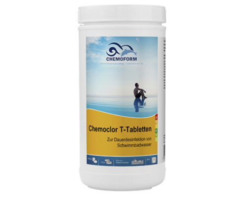 Повільний хлор Chemochlor-T-Tablette, 1кг (таблетки 20 г)