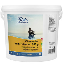 Повільнорозчинний хлор Multitab Chemoform таблетки 200 г, 5кг