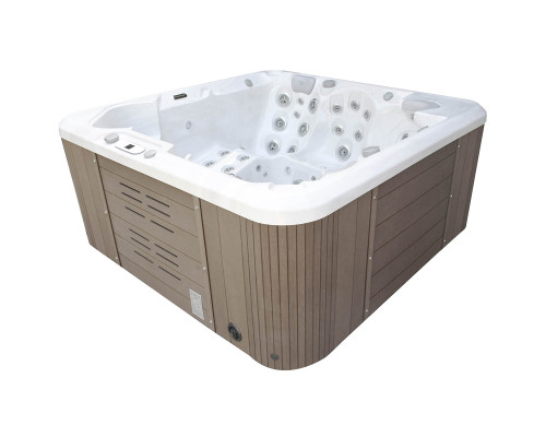 Гидромассажный бассейн IQUE Dreamline-II 2200-II-DD-BP (WiFi) (220x220x96 см) Brushed walnut