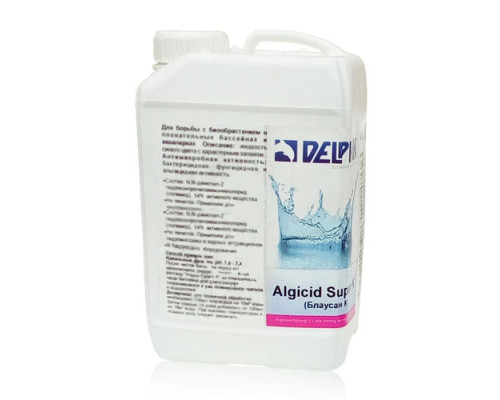Хімія для басейна Блаусан Algicid Super К Delphin, 5л