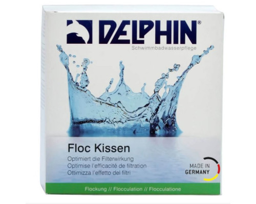 Хімія для басейну Флок коагулянт в картушах Delphin, 1 кг