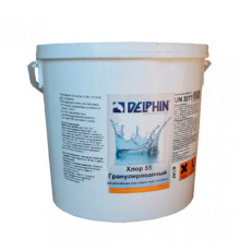 Шок-хлор 55 (у гранулах) Delphin, 5 кг 