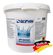 pH Minus гранульований Delphin, 15 кг