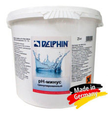 pH Minus гранульований Delphin, 25 кг