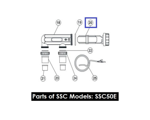 Заменяемая ячейка для Emaux SSC50/25 (08050019)