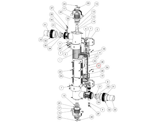Обладнання для басейну Баласт Elecro УФ Quantum 55 Вт