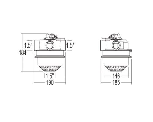 Кран четыреходовой Emaux MPV05 88281205B (1,5'') верхний