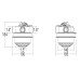 Кран четыреходовой Emaux MPV05 88281205B (1,5'') верхний