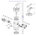 Клапан поворотный Emaux крана MPV-03 1.5" Valve Rotor 1021001