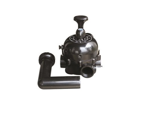 Кран шестиходовой Emaux MPV04 (2'') боковой (88280812B)