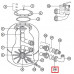 Гайка муфти Hayward NCX2312058 для фільтрів серії NC (D 500-600)