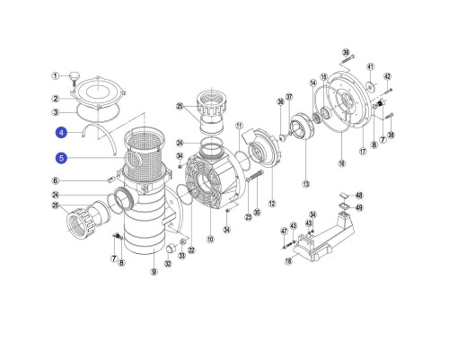 Корзина насоса KAP - RKA 190.A/ RBH0003.05R (RPUM0005.06R)