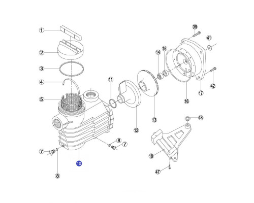 Корпус насоса NK RBH0010.00R