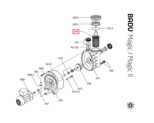 Корзинка префильтра Speck BADU MAGIC (292.0114.300)