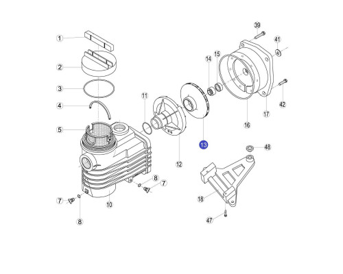Крыльчатка CK100 ROK133.A