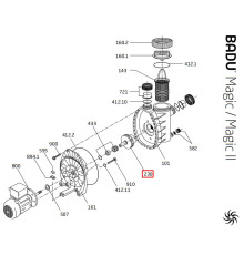 Крыльчатка насоса Speck BADU MAGIC ІІ/11 (292.1623.046)