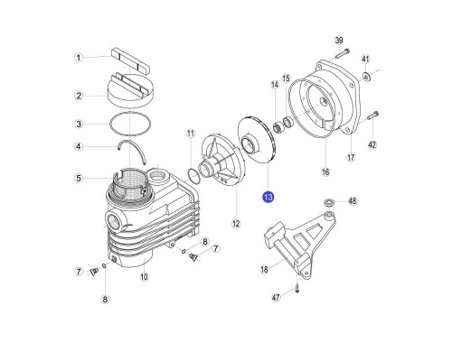 Крыльчатка CK51 ROK131.A