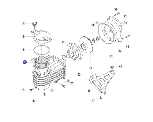 Корзинка насоса OK RBH0003.01R/RPUM0005.01R