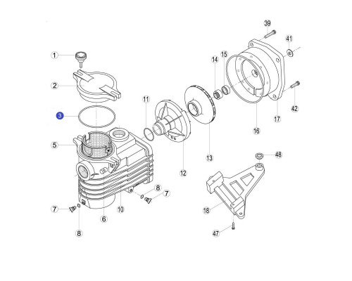 Резинка для крышки OK RBH0011.01R