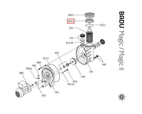 Крышка префильтра Speck BADU MAGIC (292.1616.010)