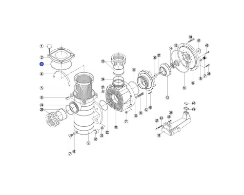 Уплотнительная прокладка крышки KAN/KT RBH0011.06R (RPUM0003.07R)