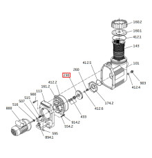 Крыльчатка насоса Speck BADU Prime 20 (290.1423.019)