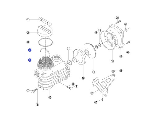 Корзинка насоса EP - Rep 190.A/ RBH0003.04R (RPUM0005.04R)