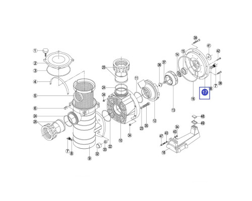 Фланец насоса КА/КАР Kripsol RKA170.A/RBH0008.03R FLANGE KAP/KA