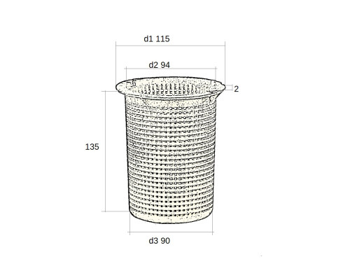 Корзинка префильтра Emaux SD 89021701
