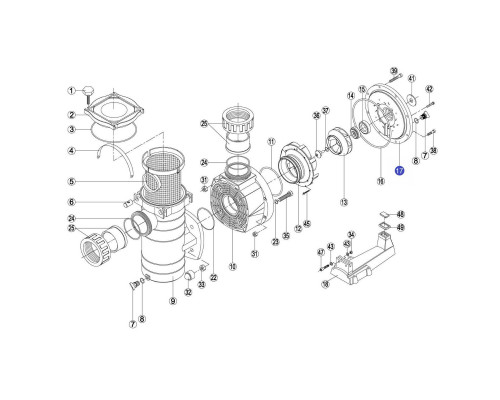 Фланец насоса KAN/KT Kripsol RBH0008.04R