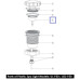 Лампа запасная 04011016 цветная для Emaux LED-P50