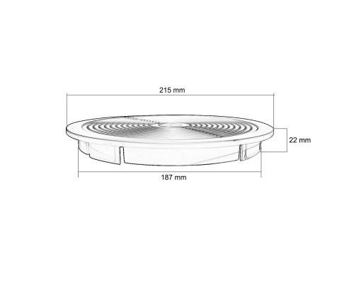 Крышка для скиммеров Emaux серии EM0130/EM0140/RO-7