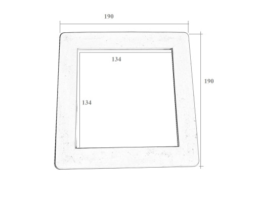 Лицевая рамка скиммера EMAUX Standard EM0010 01051049