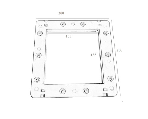 Рамка скиммера EMAUX EM0010 01051048