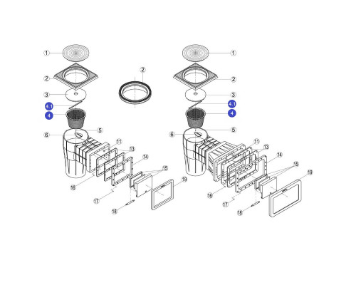 Корзинка скиммера Kripsol RSK045.A