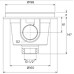 Закладні для басейну Злив донний Flexinox 87198014, під лайнер
