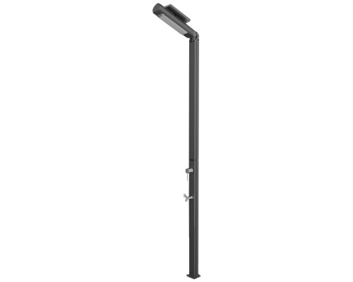 Душ вуличний Aquaviva Quick з LED підсвічуванням та миттям для ніг, графіт Q825/7015-QL