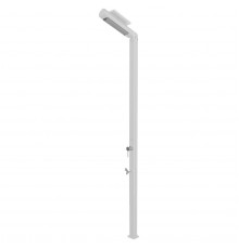 Душ вуличний Aquaviva Quick з LED підсвічуванням та мийкою для ніг, білий Q825/9003-QL