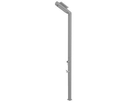 Душ вуличний Aquaviva Quick з LED підсвічуванням та мийкою для ніг, алюміній Q825/9007-QL