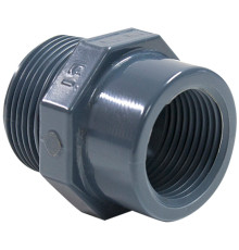 Переходник ПВХ Hidroten 1002481, резьбовое соединение НР-ВР, 3"-2 1/2"