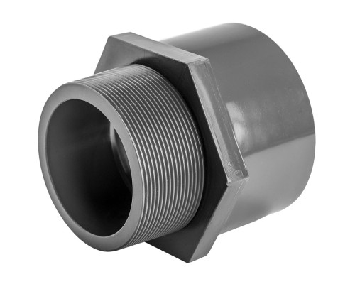 Муфта ПВХ Aquaviva с наружной резьбой, d63х2"