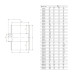 Тройник редукционный ПВХ Aquaviva, d90х63 мм