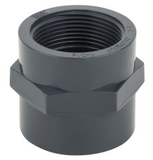 Муфта ПВХ Era US01163х2", с внутренней резьбой d63х2"