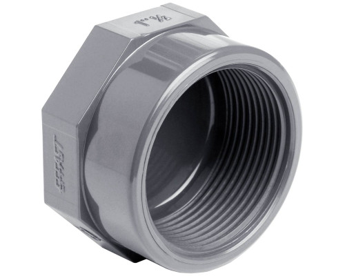 Заглушка ПВХ Effast RERCAE040E с внутренней резьбой, d1-1/4"