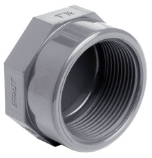 Заглушка ПВХ Effast RERCAE050F с внутренней резьбой, d1-1/2"