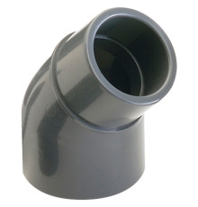 Угол клеевой 45° ПВХ Hidroten 1001743, редукционный, d40x40x32 мм